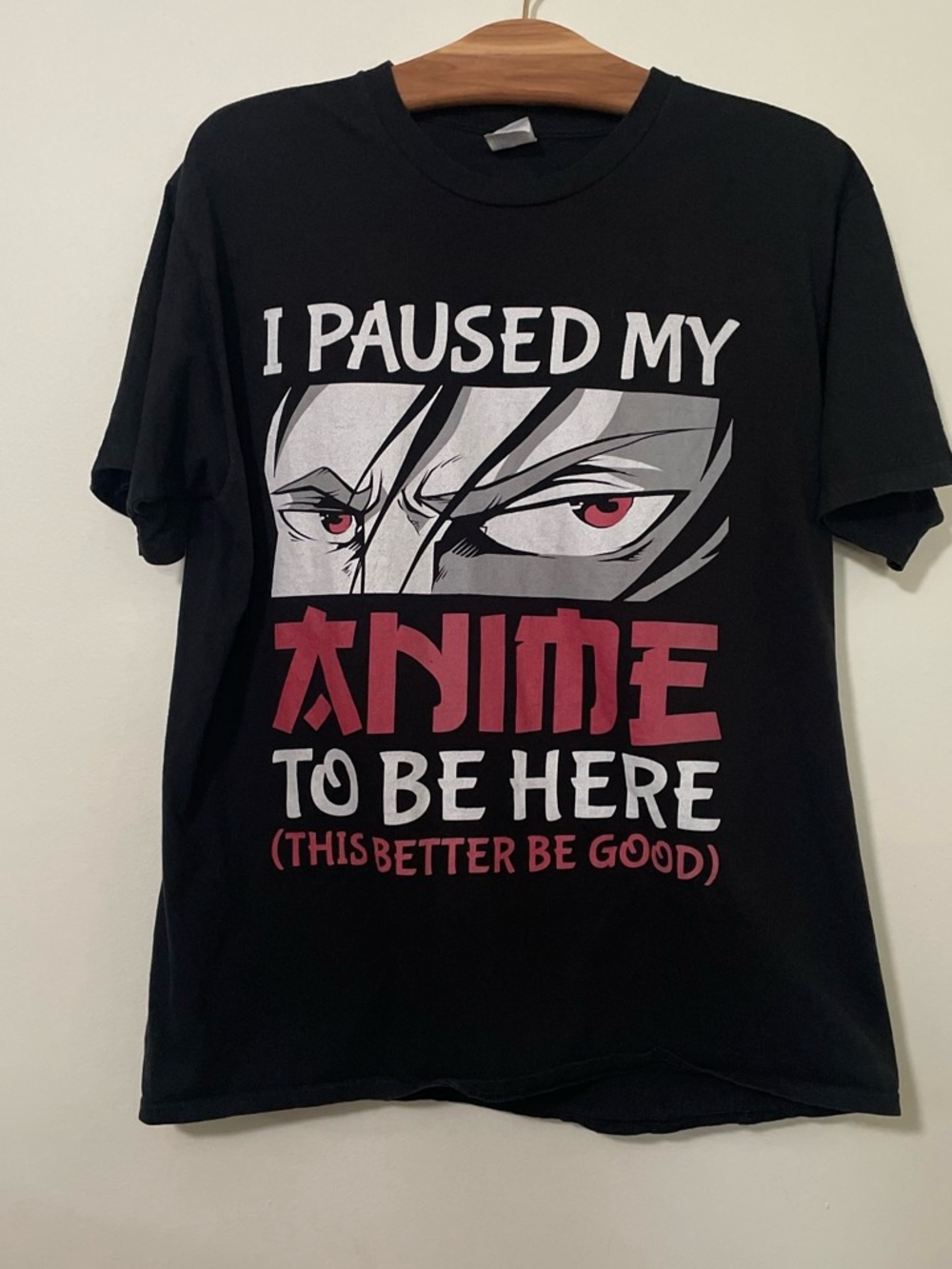 Port & Company Anime Graphic T-Shirt Black Size XL